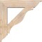 Ekena Millwork Funston Traditional Smooth Bracket w/ Offset Brace, Douglas Fir, 7 1/2"W x 32"D x 32"H BKT0806X32X32FST01SDF - alternate 3